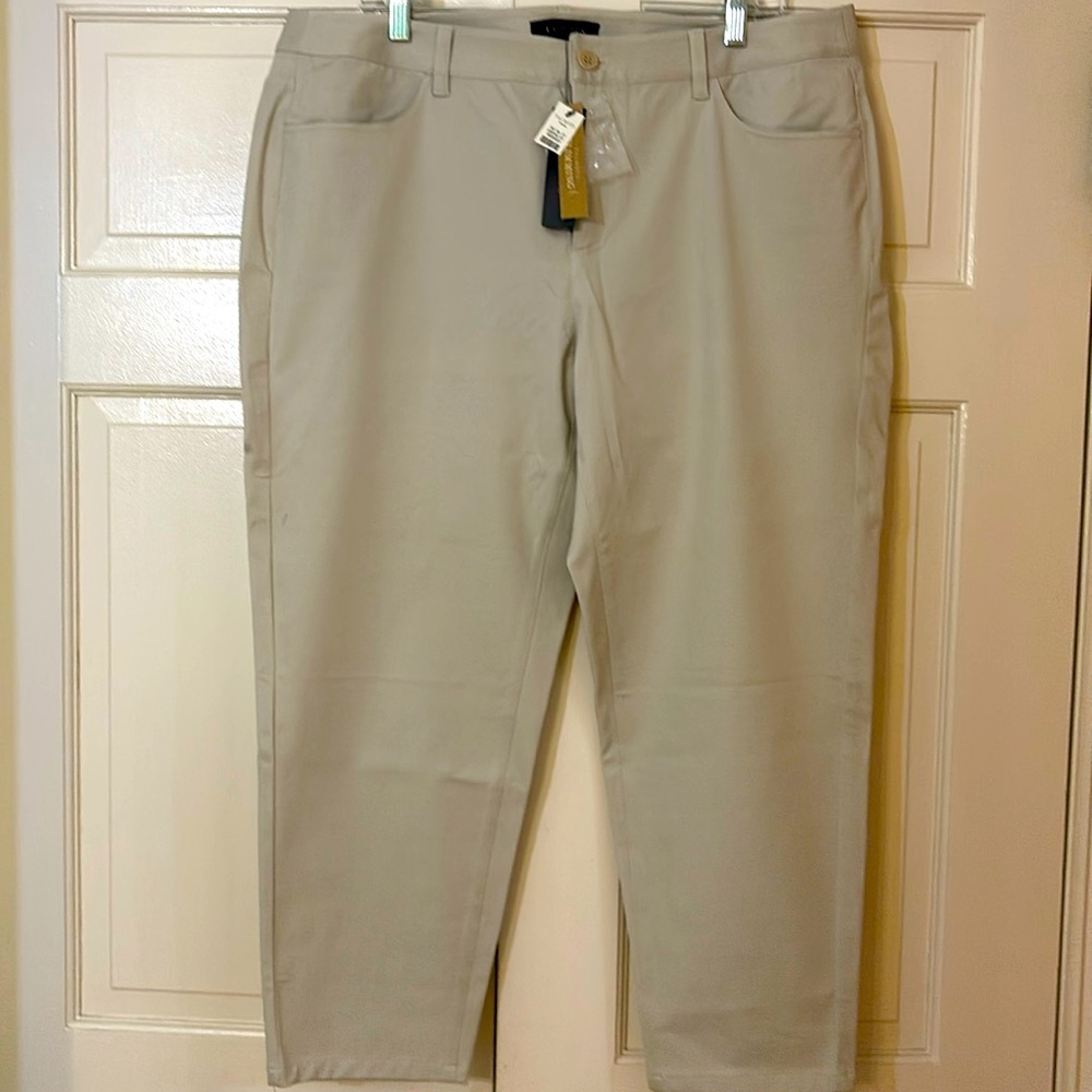 Khaki pants, Talbots, 16W, khaki